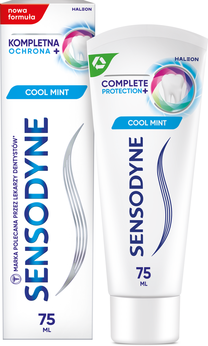 SENSODYNE, Kompletna Ochrona+, pasta do zębów, Cool Mint, 75 ml