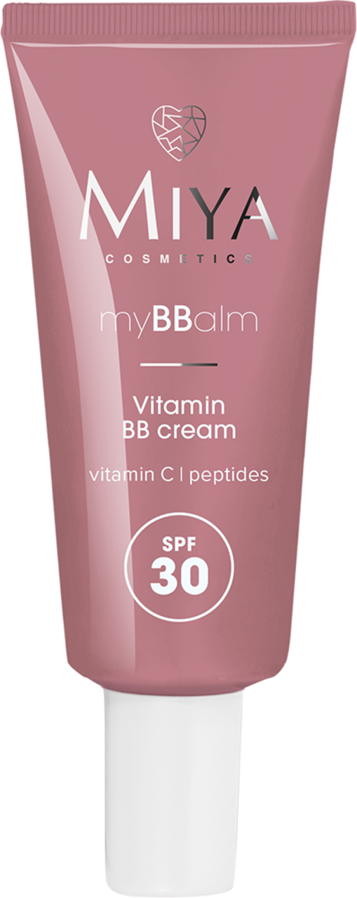 MIYA COSMETICS, myBBalm, krem BB do twarzy, witaminowy, SPF 30, nr 02 Natural, 30 ml
