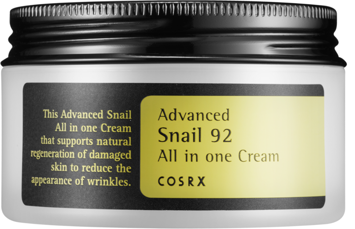 COSRX, Advanced Snail 92, krem do twarzy ze śluzem ślimaka, zmiękczająco-nawilżający, 100 g