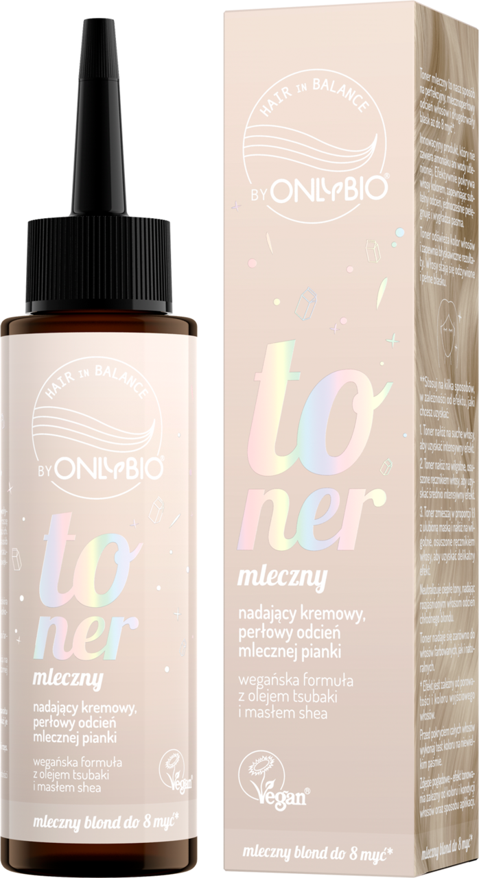 ONLYBIO HAIR IN BALANCE, toner do włosów, Mleczny, 100 ml
