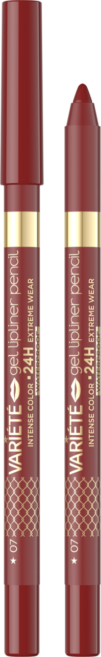 EVELINE COSMETICS, Variété, konturówka do ust, żelowa, nr 07, 1 szt.
