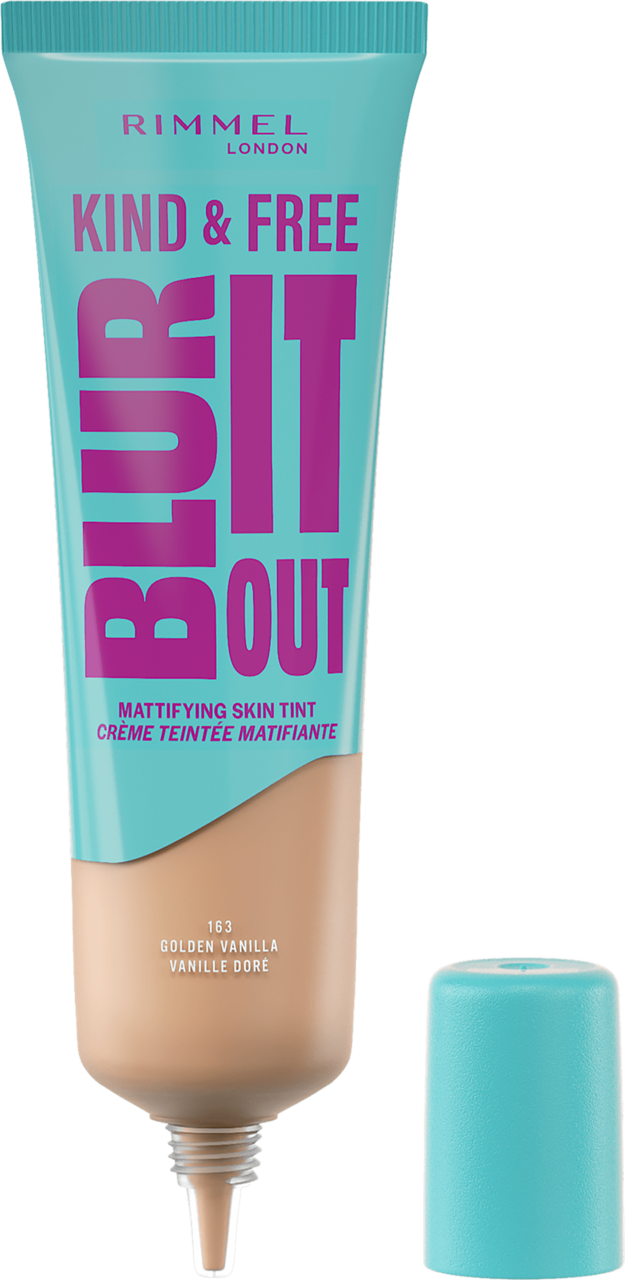 RIMMEL, Kind & Free Blur It Out, podkład do twarzy, SPF 20, nr 163 Golden Vanilla, 30 ml
