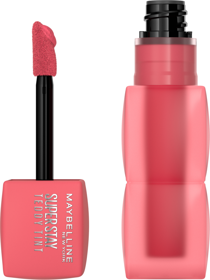 MAYBELLINE NEW YORK, Super Stay Teddy Tint, tint do ust, w płynie, nr 40 Petalcore, 5 ml