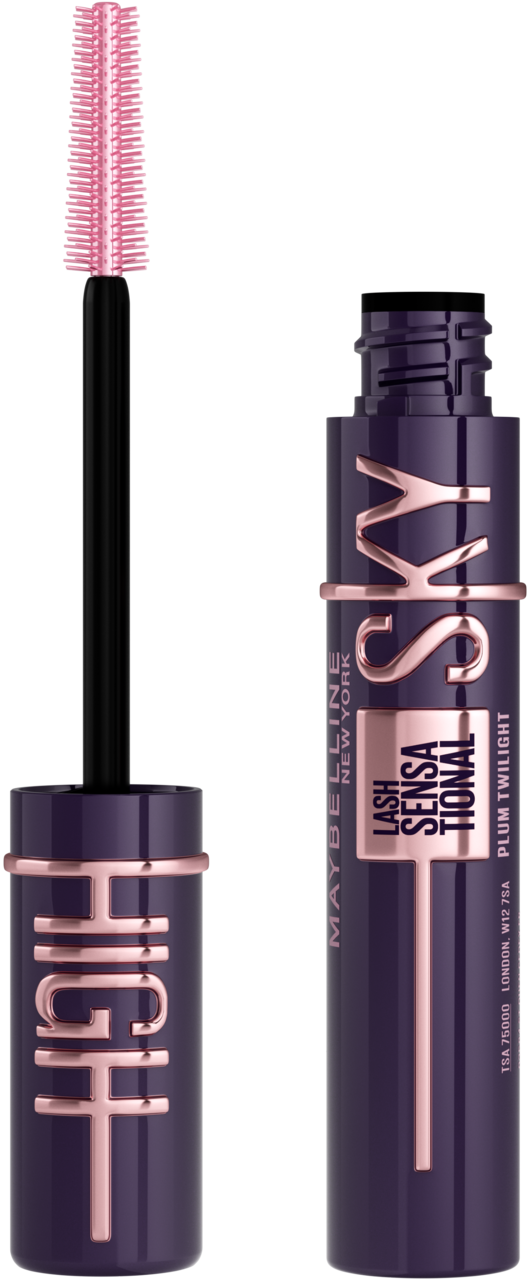 MAYBELLINE NEW YORK MAYBELLINE, Lash Sensational Sky High, tusz do rzęs, wydłużający, Plum Twilight, 7 ml