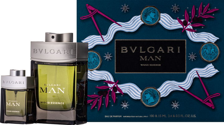 Bvlgari, Man Wood Essence, zestaw dla mężczyzn, woda perfumowana