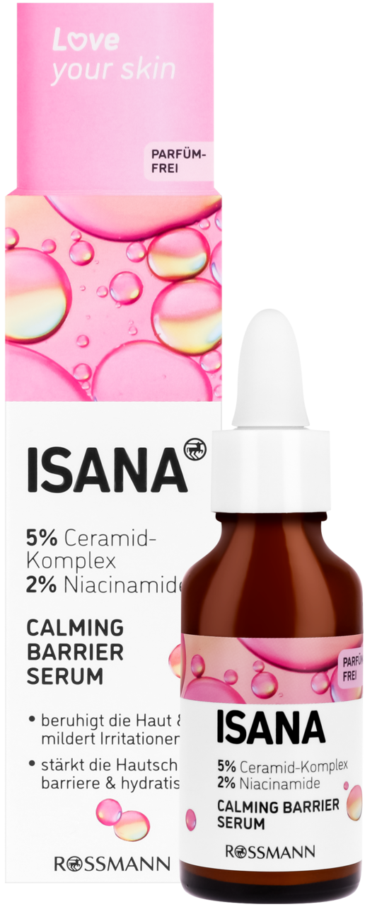 ISANA, Love Your Skin, serum do twarzy z 5% kompleksem ceramidowym, 30 ml