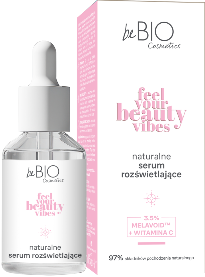 BEBIO COSMETICS, Feel Your Beauty Vibes, serum do twarzy, rozświetlające, 30 ml