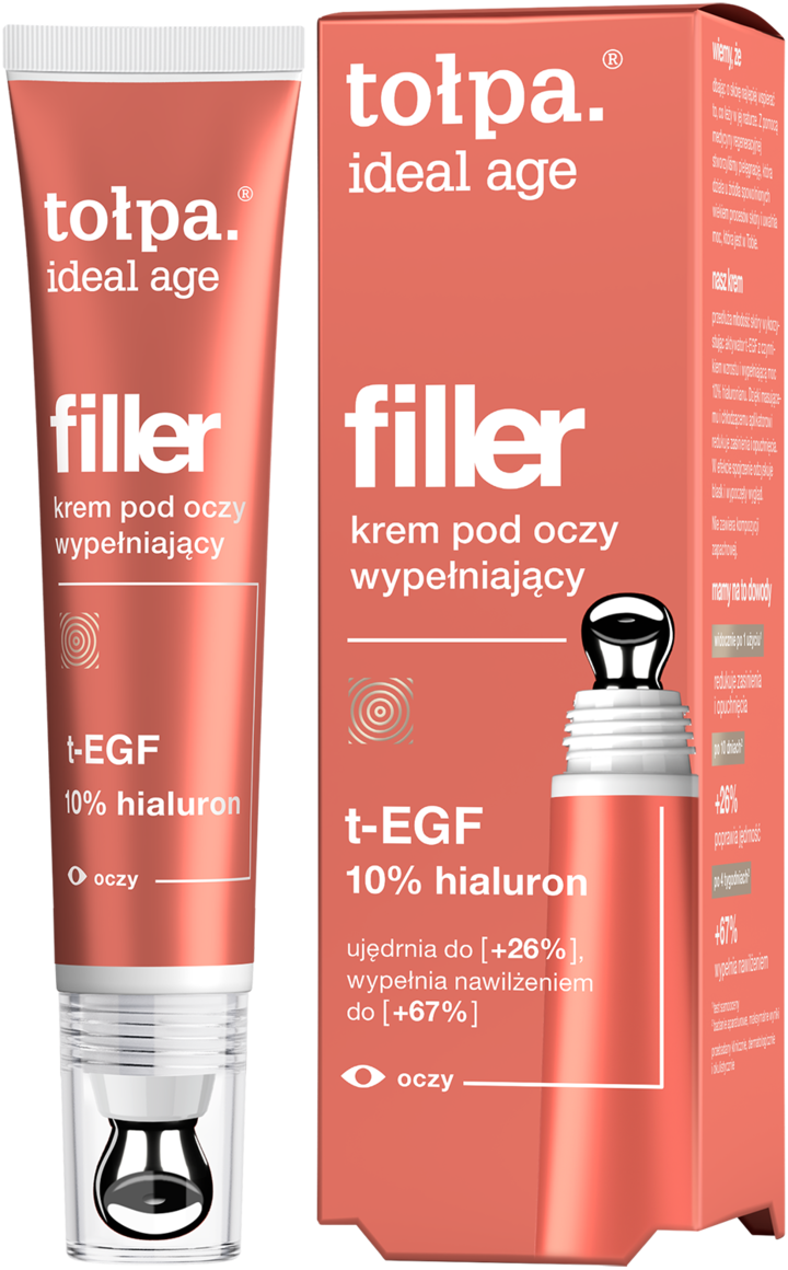 TOŁPA, Ideal Age Filler, krem pod oczy, wypełniający, na dzień i na noc, 15 ml