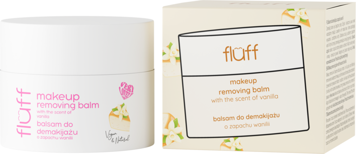 FLUFF, Superfood, balsam do demakijażu, o zapachu wanilii, 50 ml