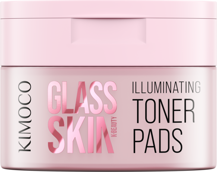 KIMOCO, Glass Skin, płatki do twarzy, rozświetlające, 60 szt.