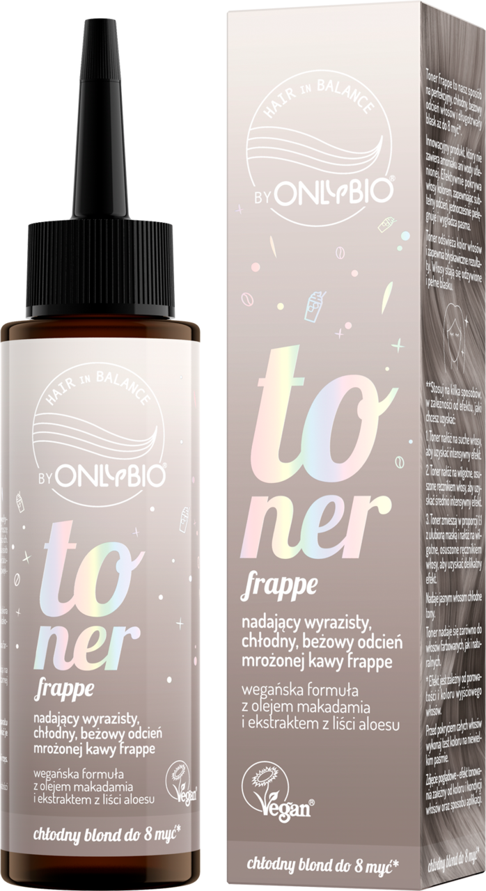 ONLYBIO HAIR IN BALANCE, toner do włosów, Frappe, 100 ml