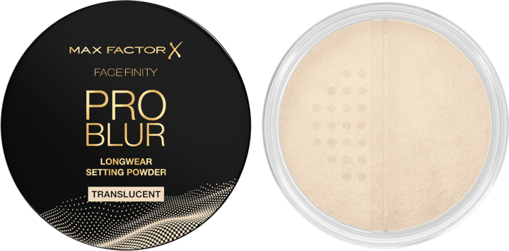 MAX FACTOR, Facefinity Pro Blur, puder do twarzy, sypki, nr 001 Translucent, 11 g