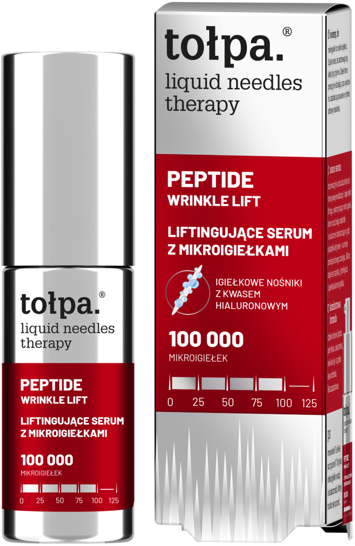 TOŁPA, Liquid Needles Therapy Peptide, serum do twarzy, liftingujące, z mikroigiełkami, 30 ml