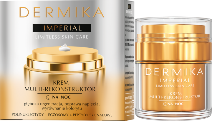 DERMIKA, Imperial, krem do twarzy, multi-rekonstruktor, na noc, 50 ml
