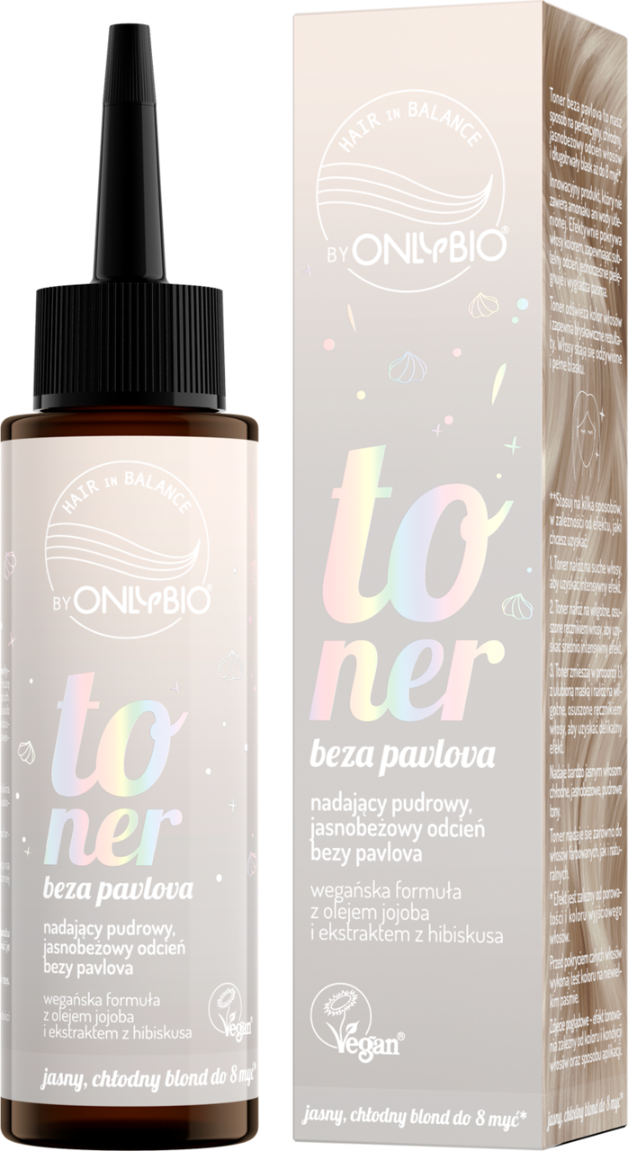 ONLYBIO HAIR IN BALANCE, toner do włosów, Beza Pavlova, 100 ml
