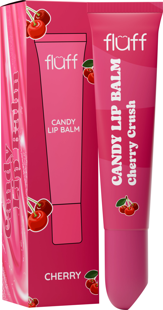 FLUFF, Candy Lip Balm, balsam do ust, Cherry Crush, 12 ml