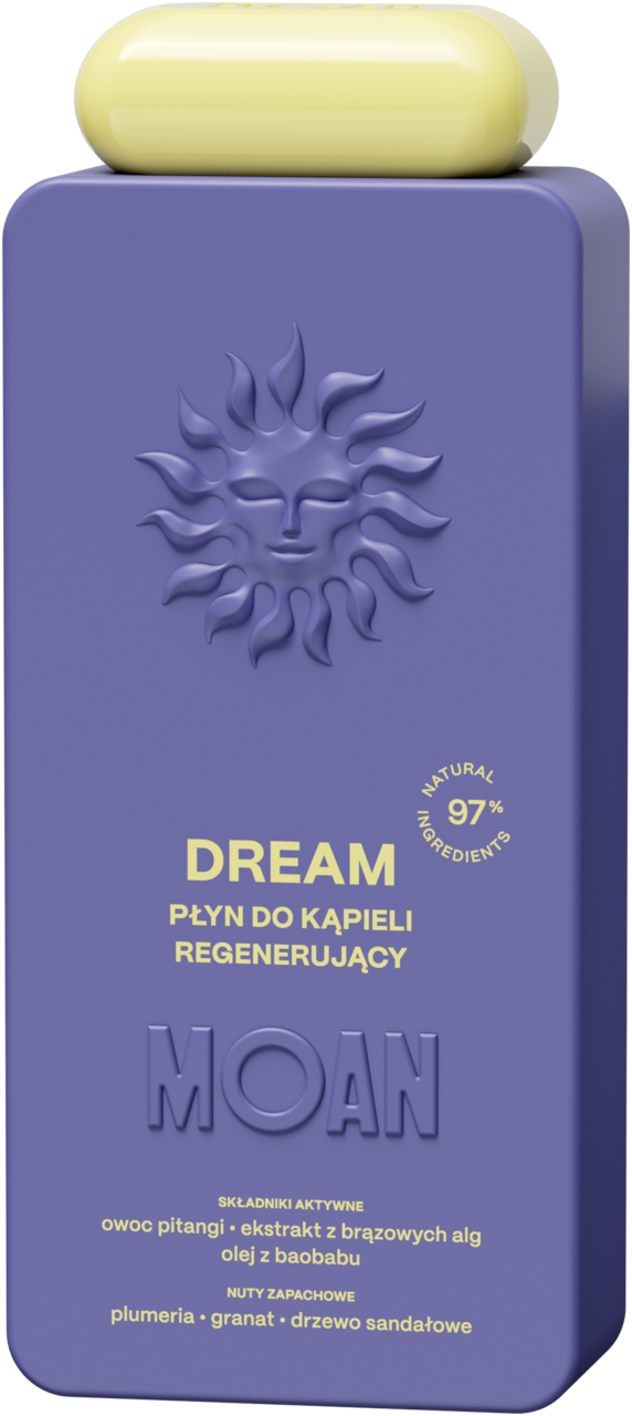 MOAN, Dream, płyn do kąpieli, regenerujący, 500 ml