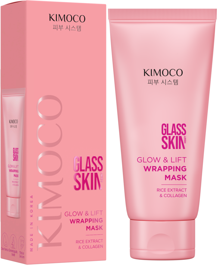 KIMOCO, Glass Skin, maseczka do twarzy, rozświetlająco - liftingująca, w kremie,, 100 ml