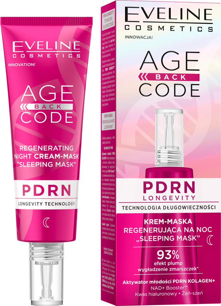 Eveline Cosmetics, Age Back Code , krem - maska, regenerująca, na noc ...
