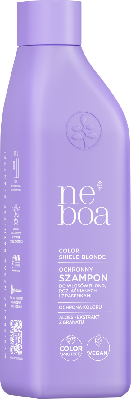 NEBOA, Color Shield Blonde, szampon do włosów blond, rozjaśnianych i z pasemkami, ochronny, 300 ml