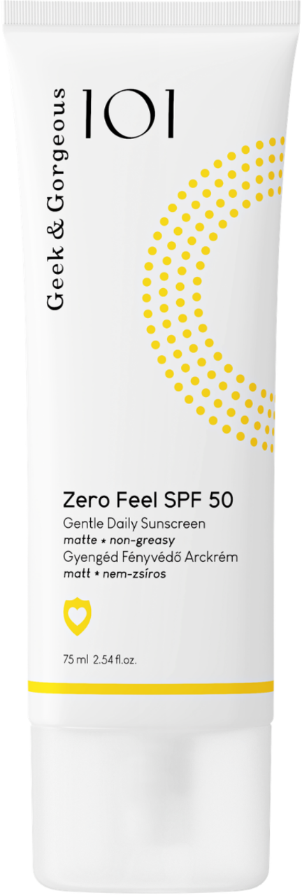 Geek & Gorgeous, Zero Feel , krem do twarzy, przeciwsłoneczny, SPF 50 ...
