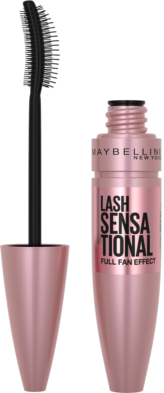 MAYBELLINE NEW YORK, Lash Sensational Full Fan Effect, tusz do rzęs, z efektem wachlarza, Black, 9,5 ml