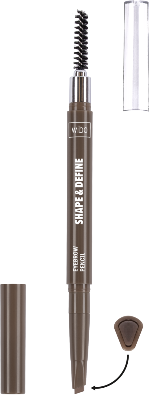 WIBO, Shaping Kit, kredka do brwi, ze szczoteczką, nr 2;, 1,4 g