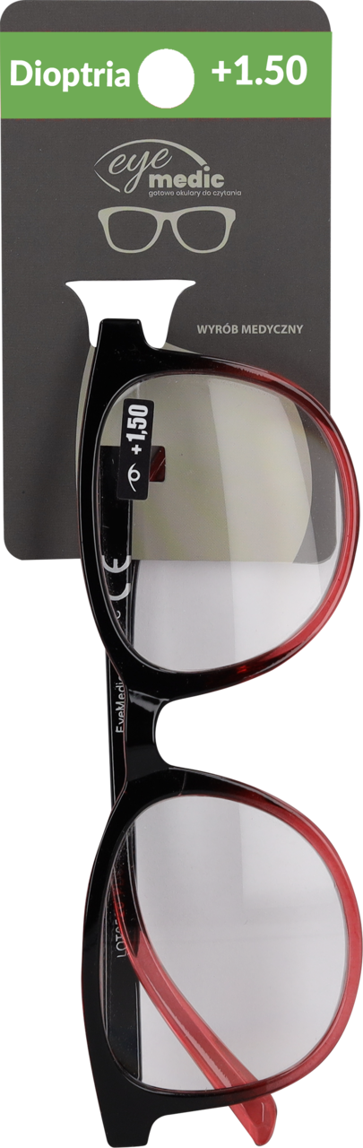 EYEMEDIC, okulary do czytania, moc: +1.50, różne rodzaje, 1 szt.