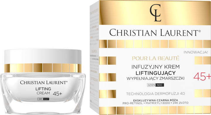 CHRISTIAN LAURENT, Pour La Beaute, krem do twarzy, infuzyjny, liftingujący, 45+, dzień/noc, 50 ml