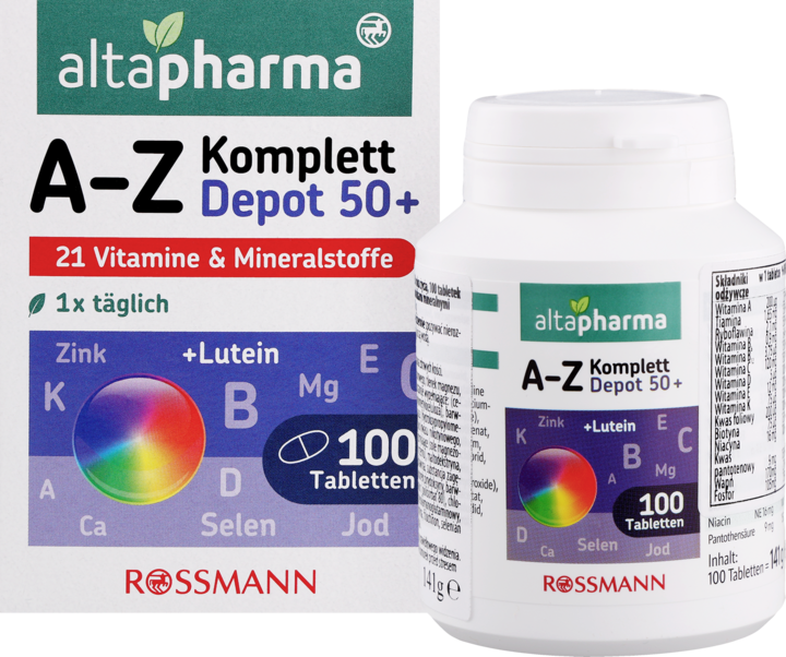 ALTAPHARMA, tabletki, Witaminy i Minerały, suplement diety, 100 szt.