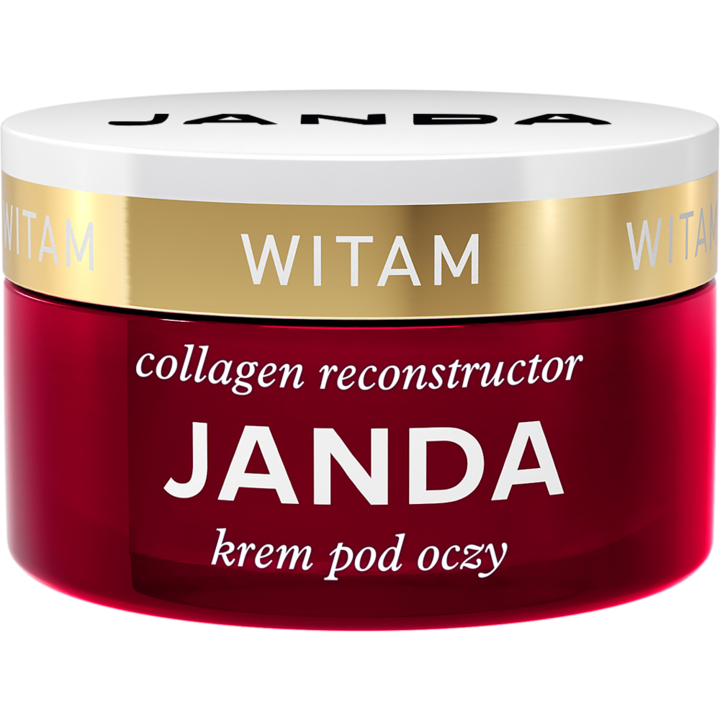 JANDA, Collagen Reconstructor, krem pod oczy, redukujący zmarszczki i cienie, Naturalny Kolagen, 15 ml
