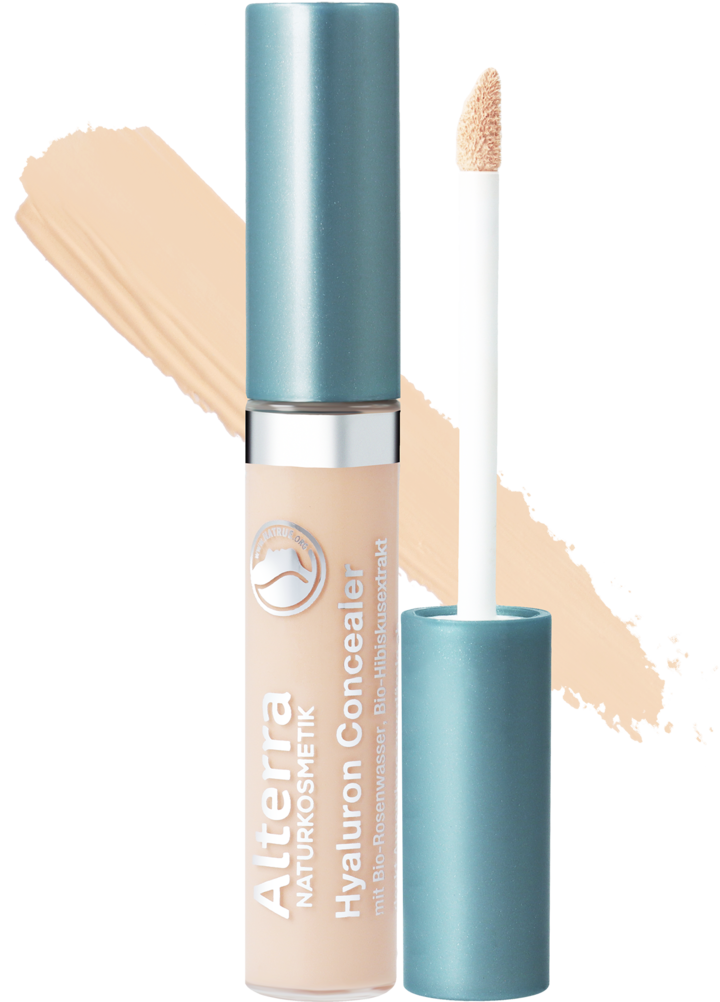 ALTERRA, Hyaluron Concealer, korektor do twarzy, hialuronowy, nr 01 Light, 9 ml