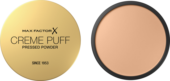 MAX FACTOR, Creme Puff, puder do twarzy, prasowany, matujący, nr 50 Natural Beige, 14 g