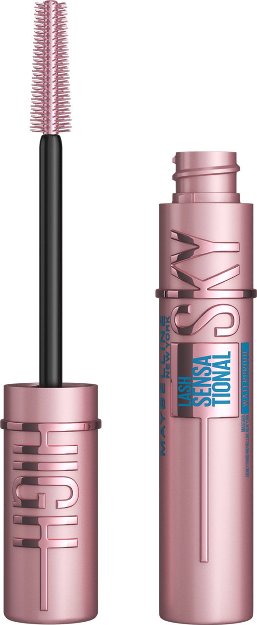 MAYBELLINE NEW YORK, Lash Sensational Sky High, tusz do rzęs, wydłużający, wodoodporny, Black, 6,0 ml
