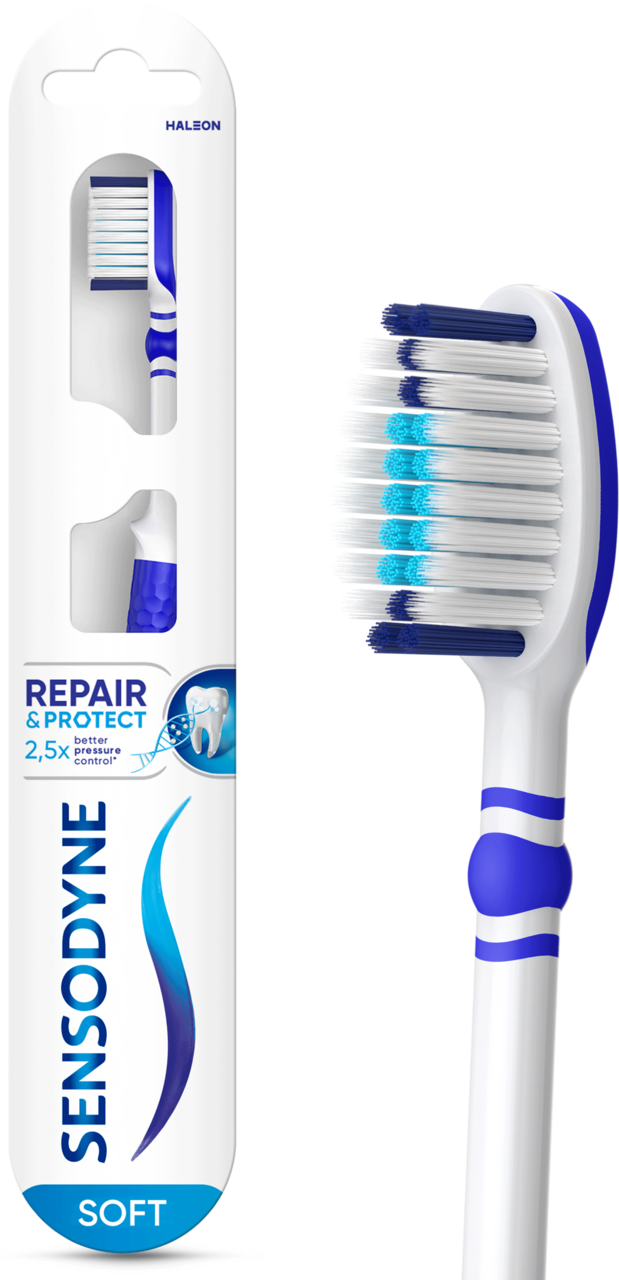 SENSODYNE, Repair & Protect, szczoteczka do zębów Soft, różne kolory, 1 szt.