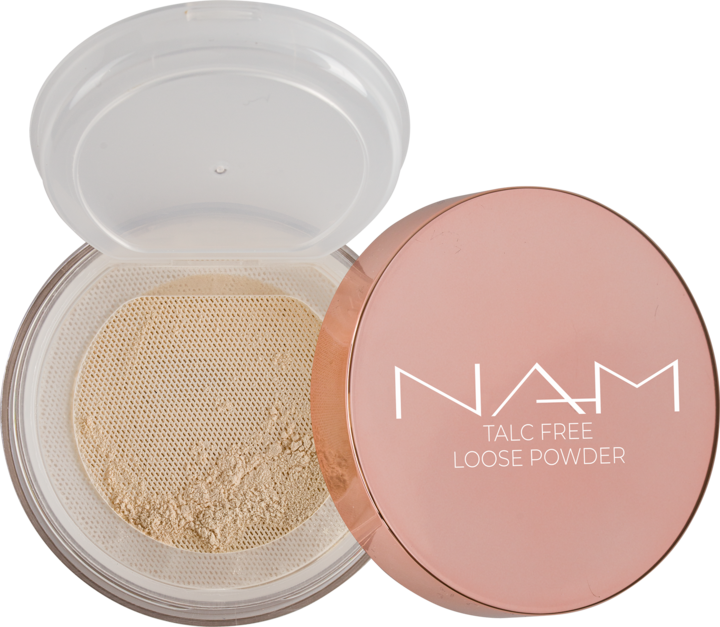 NAM, Talc Free, puder do twarzy, sypki, bez talku, 11 g