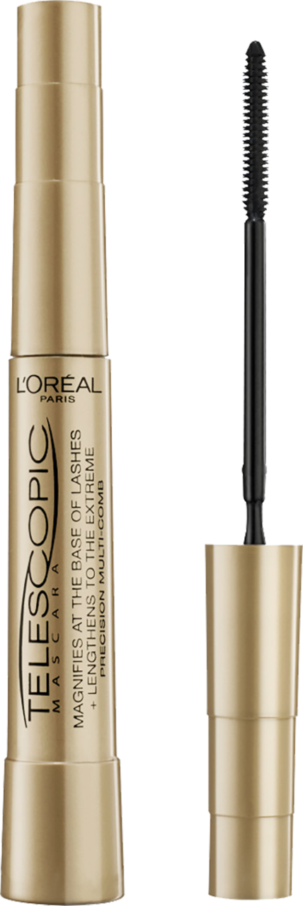 L'ORÉAL PARIS, Telescopic, tusz do rzęs, wydłużający, Czarny, 8 ml