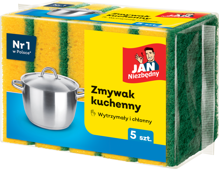JAN NIEZBĘDNY, zmywak kuchenny, 5 szt.