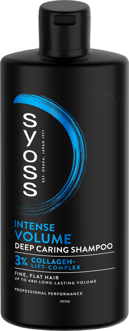 SYOSS, Intense Volume, szampon do włosów delikatnych i bez objętości, 440 ml