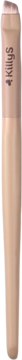 Beżowy pędzel KillyS Nude Matte do brwi i kresek, widok z przodu, z logo na matowym wykończeniu.