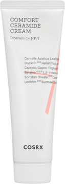 Krem COSRX Comfort Ceramide NP w białej tubce, widok z przodu. Idealny do skóry wrażliwej.