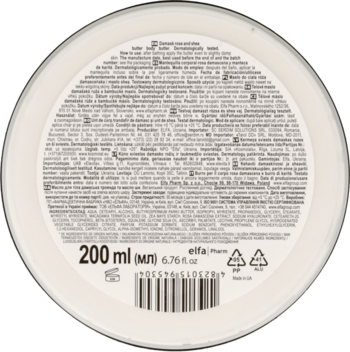 GREEN PHARMACY ,masło do ciała, Róża Damasceńska i Masło Shea,dół