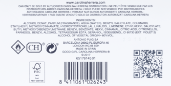 CAROLINA HERRERA Good Girl Légere,woda perfumowana dla kobiet,dół