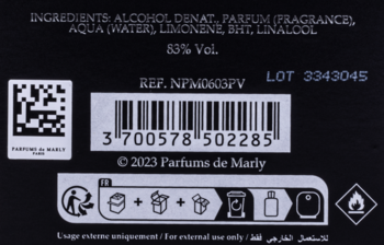 PARFUMS DE MARLY Pegasus ,woda perfumowana dla mężczyzn,dół
