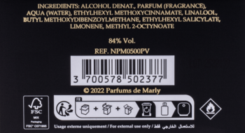 PARFUMS DE MARLY Godolphin ,woda perfumowana dla mężczyzn,dół