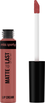 Otwarta Miss Sporty Matte To Last Lip Cream w odcieniu Peony, matowa pomadka w płynie z aplikatorem.
