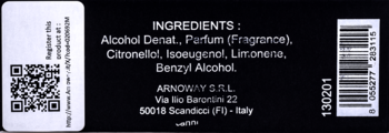 PROFUMO DI FIRENZE XXV Marzo ,woda perfumowana unisex,dół