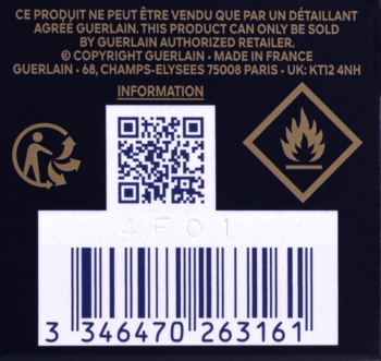 GUERLAIN Shalimar ,dezodorant perfumowany dla kobiet,dół