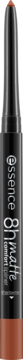 Essence 8h Matte Comfort konturówka do ust 17 Must Have Brown, mahoniowy brąz, pionowo.