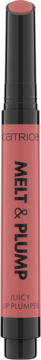 Catrice Melt & Plump Juicy Lip Plumper 020 Hyp-nude-tized, różowo-nude błyszczyk w tubce, widok z przodu.